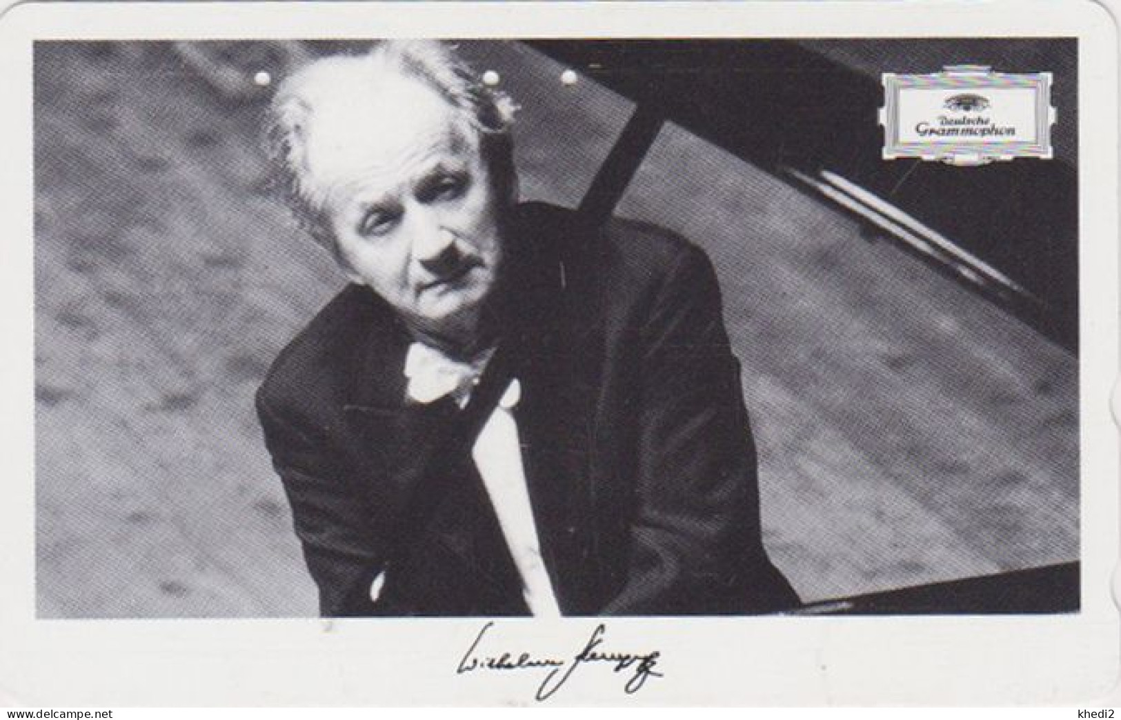 TC JAPON / 110-016 - Musique - Pianiste WILHELM KEMPF 2 / GERMANY - DEUTSCHE GRAMMOPHON - Music JAPAN Phonecard - Muziek