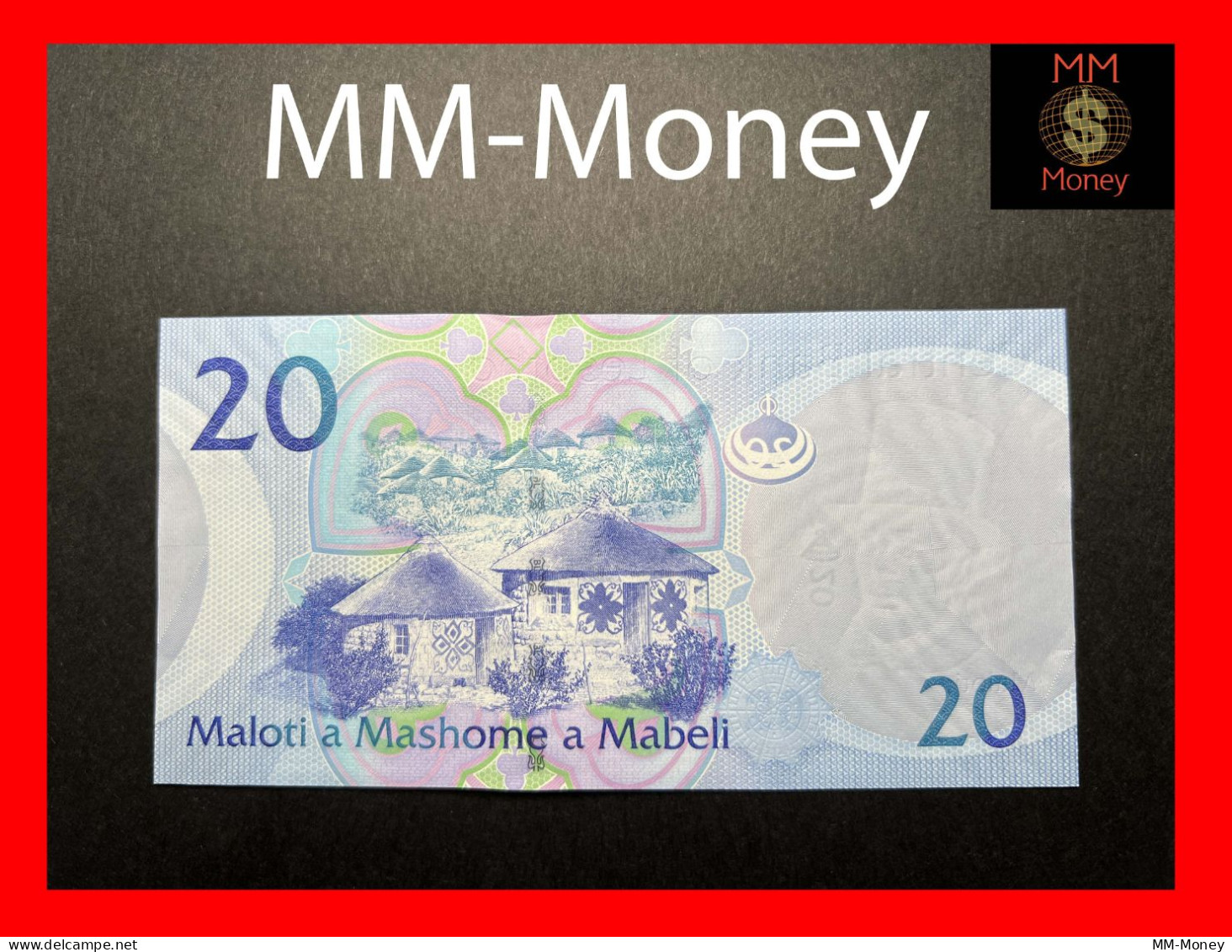 LESOTHO  20  Maloti  2019   P.  22     UNC - Lesoto