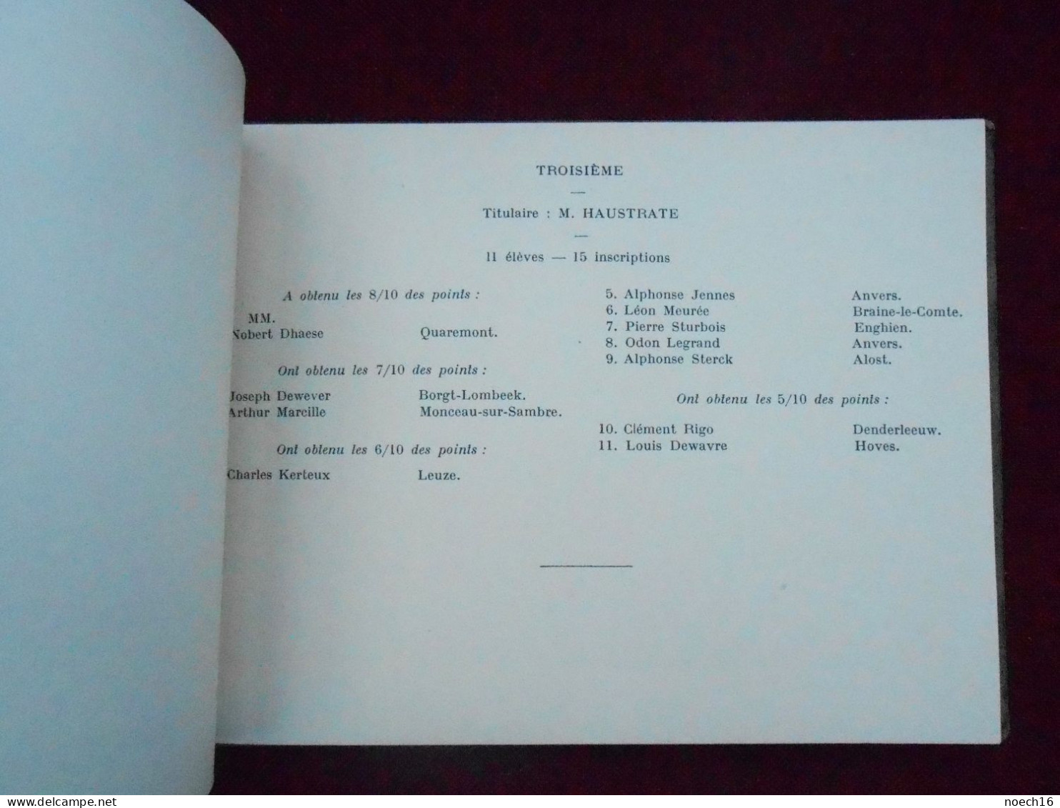 Enghien, Collège Saint Augustin 1928-29 - Palmarès Scolaire - Diplômes & Bulletins Scolaires