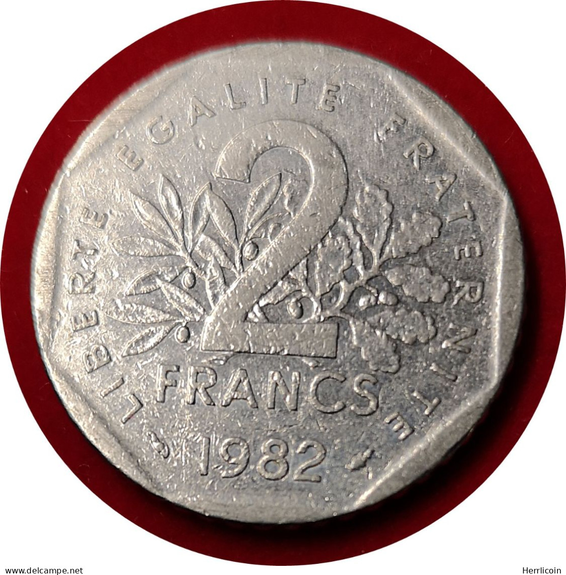 Monnaie France - 1982 - 2 Francs Semeuse - 2 Francs
