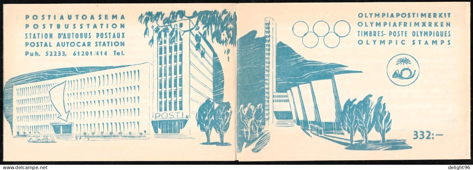 1952 Finland Summer Olympic Games In Helsinki Booklet (** / MNH / UMM) - Estate 1952: Helsinki