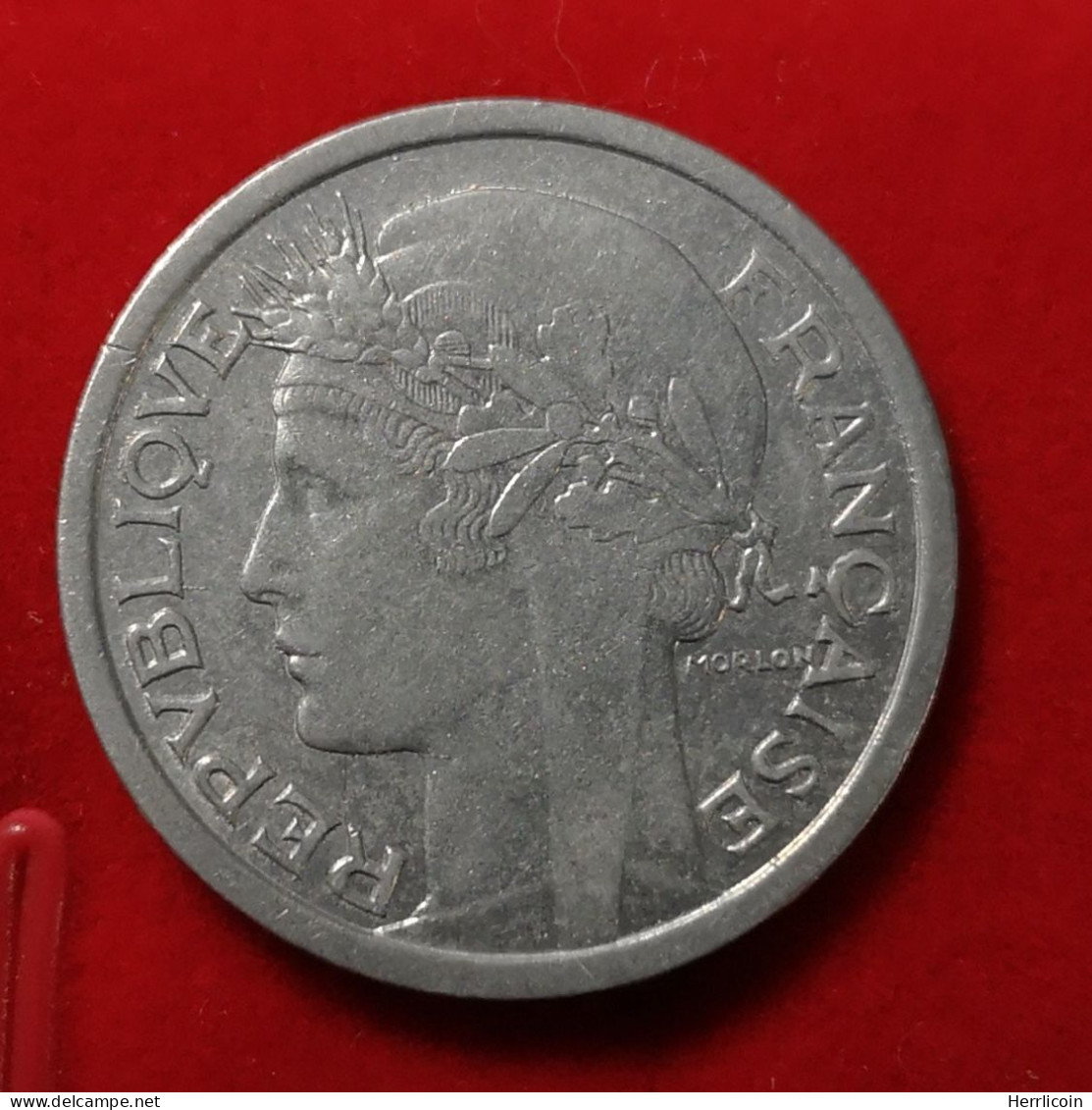 Monnaie France - 1946 "B" - 1 Franc Morlon Aluminium - 1 Franc