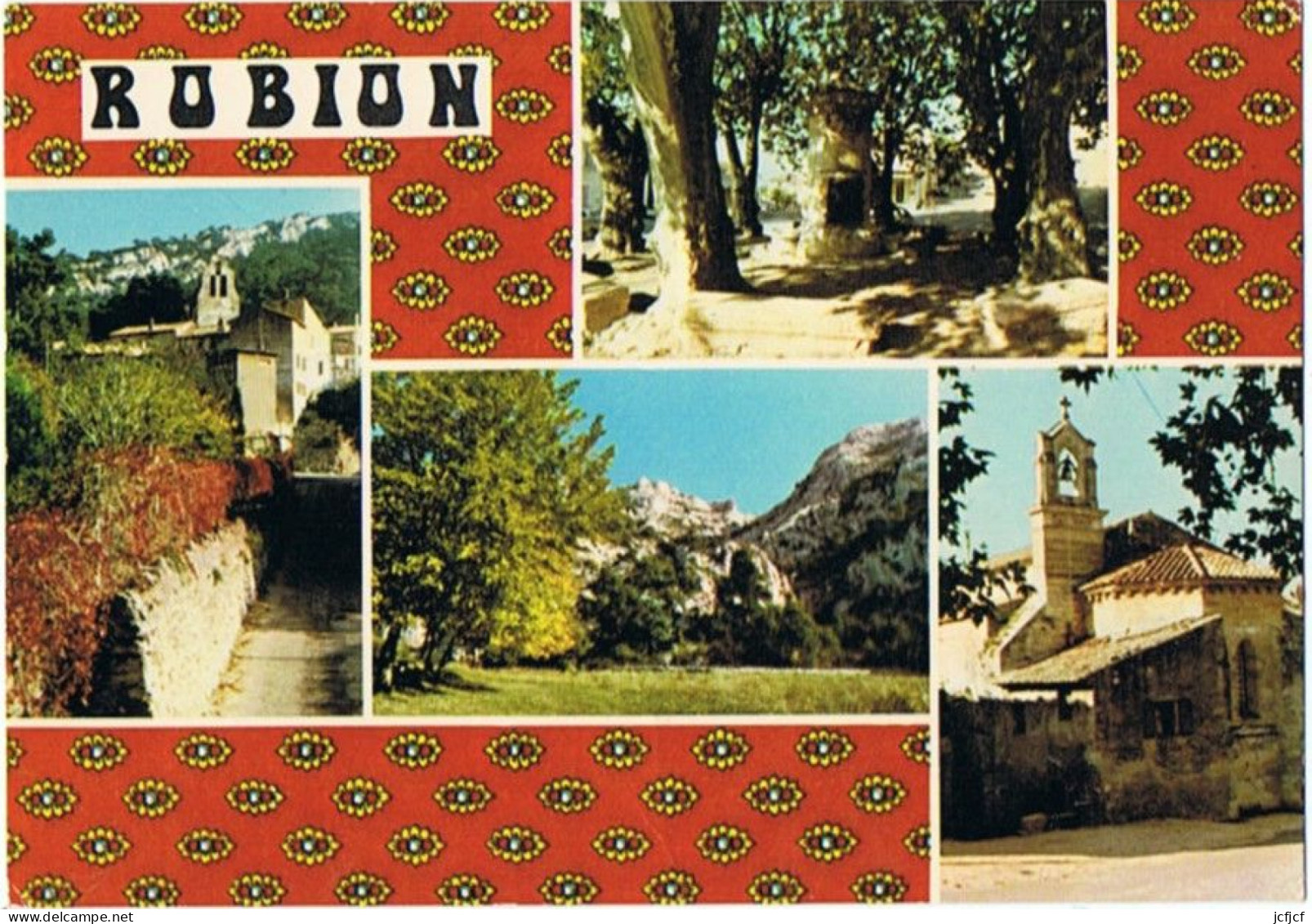 CPM..84..ROBION..VAUCLUSE..VILLAGE PROVENCAL AU PIED DU LUBERON - Robion