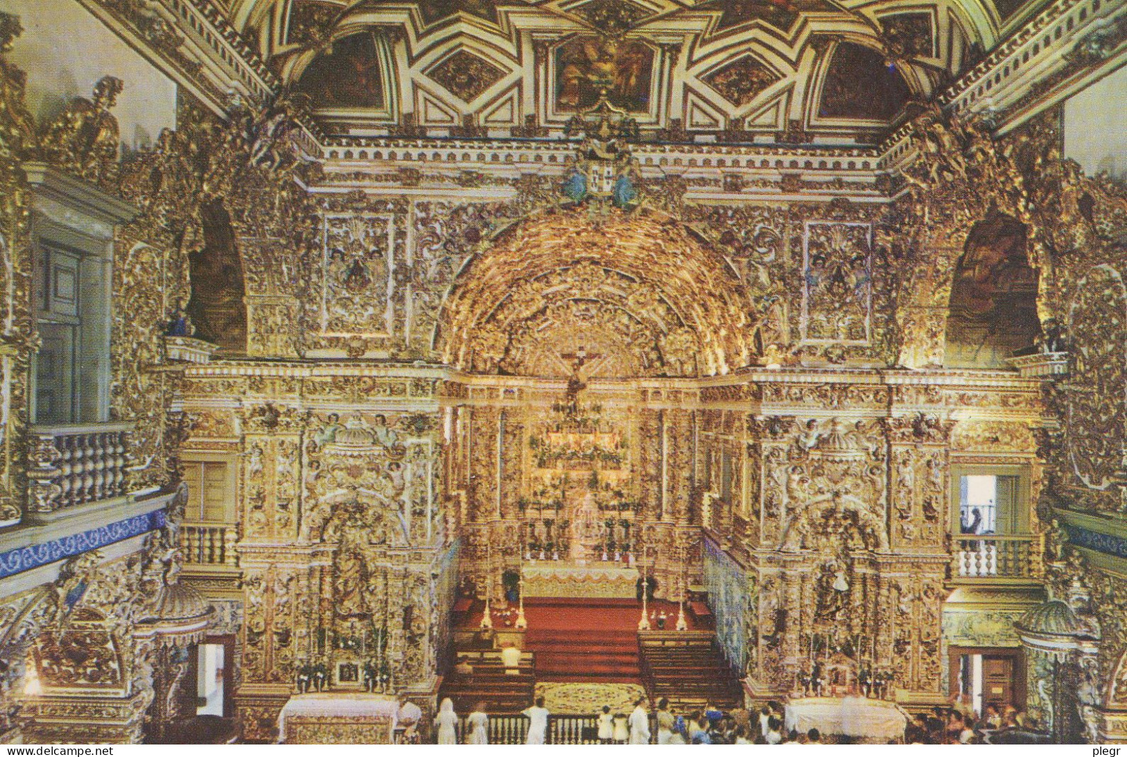 BRA 02 01 - SALVADOR DE BAHIA - IGREJA DE SAO FRANCISCO - ALTAR MOR - Salvador De Bahia