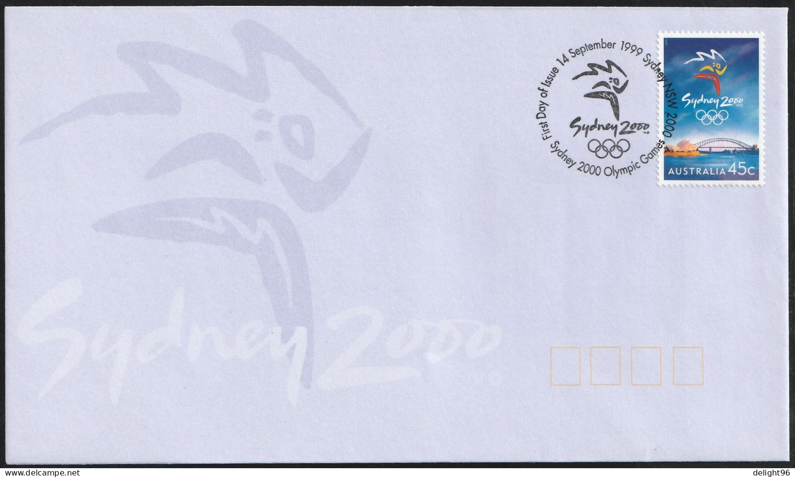 1999 Australia Summer Olympic Games In Sydney FDC - Estate 2000: Sydney