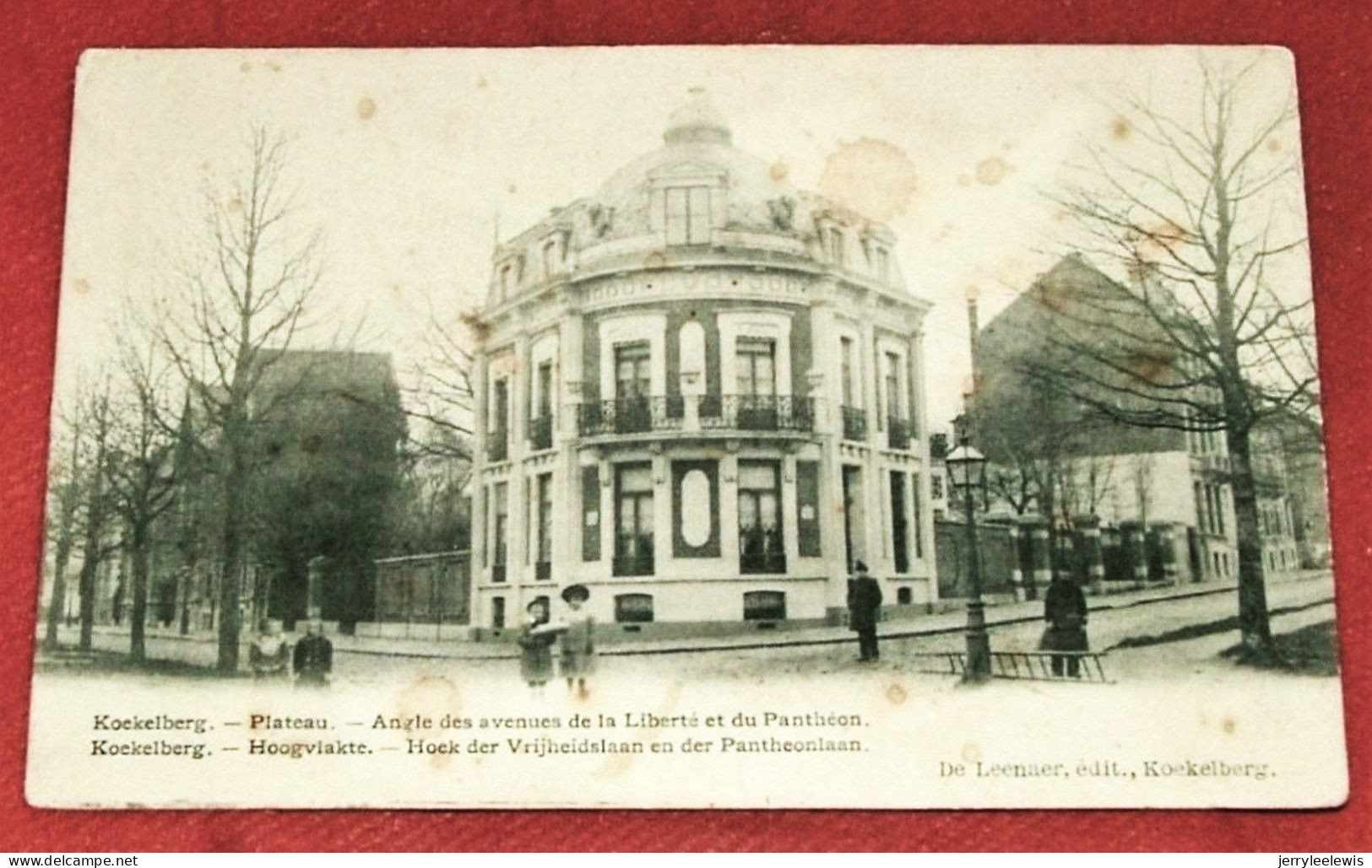 BRUXELLES -  KOEKELBERG  -  Plateau - Angle Des Avenues De La Liberté Et Du Panthéon  -  1904  - - Koekelberg