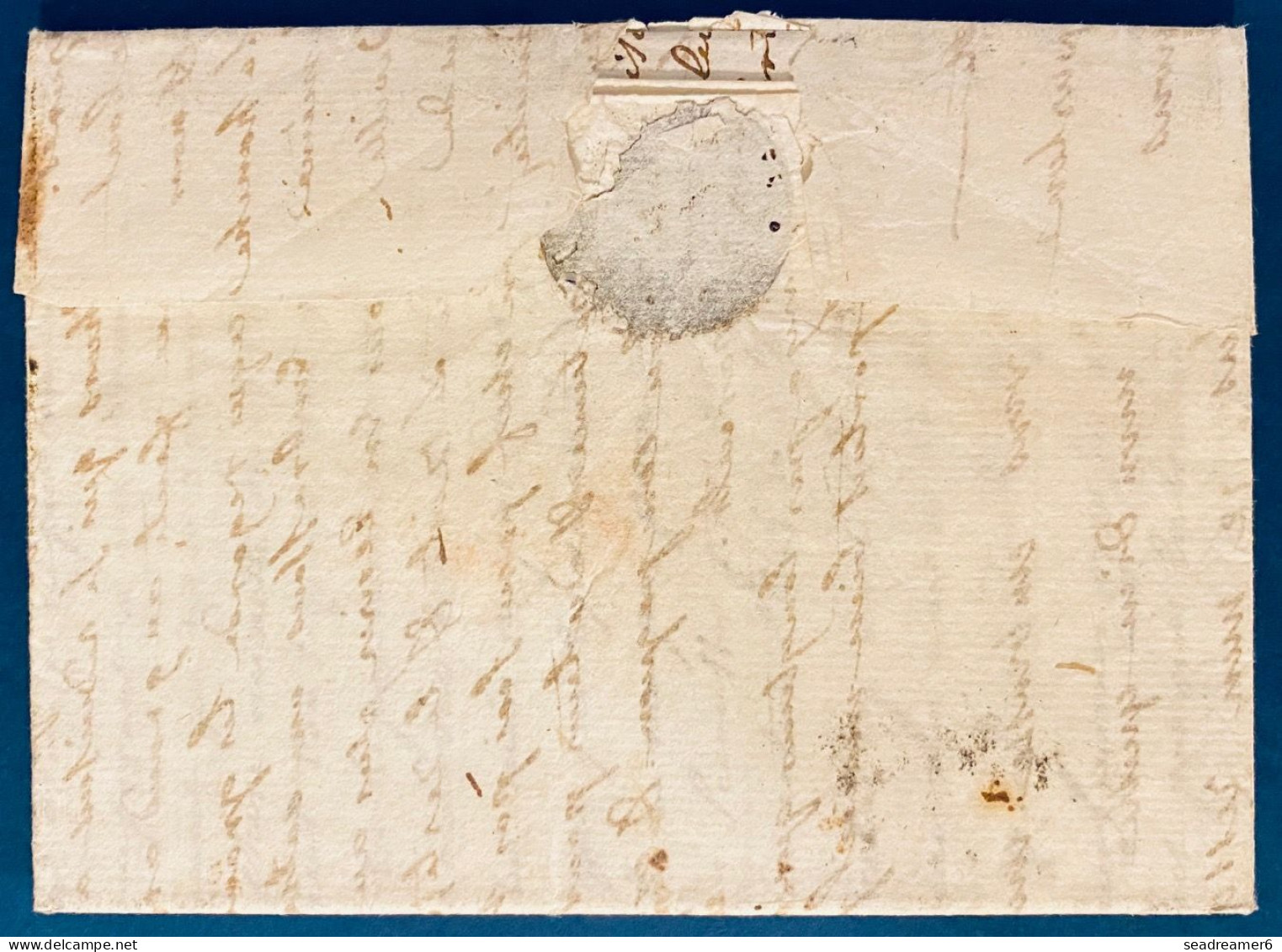 Lettre 6 Juin 1807 Marque LISBOA Noire Pour CHARTRES / FRANCE + Marque " ESPAGNE PAR BAYONNE " + Taxe 15  TTB - ...-1853 Préphilatélie