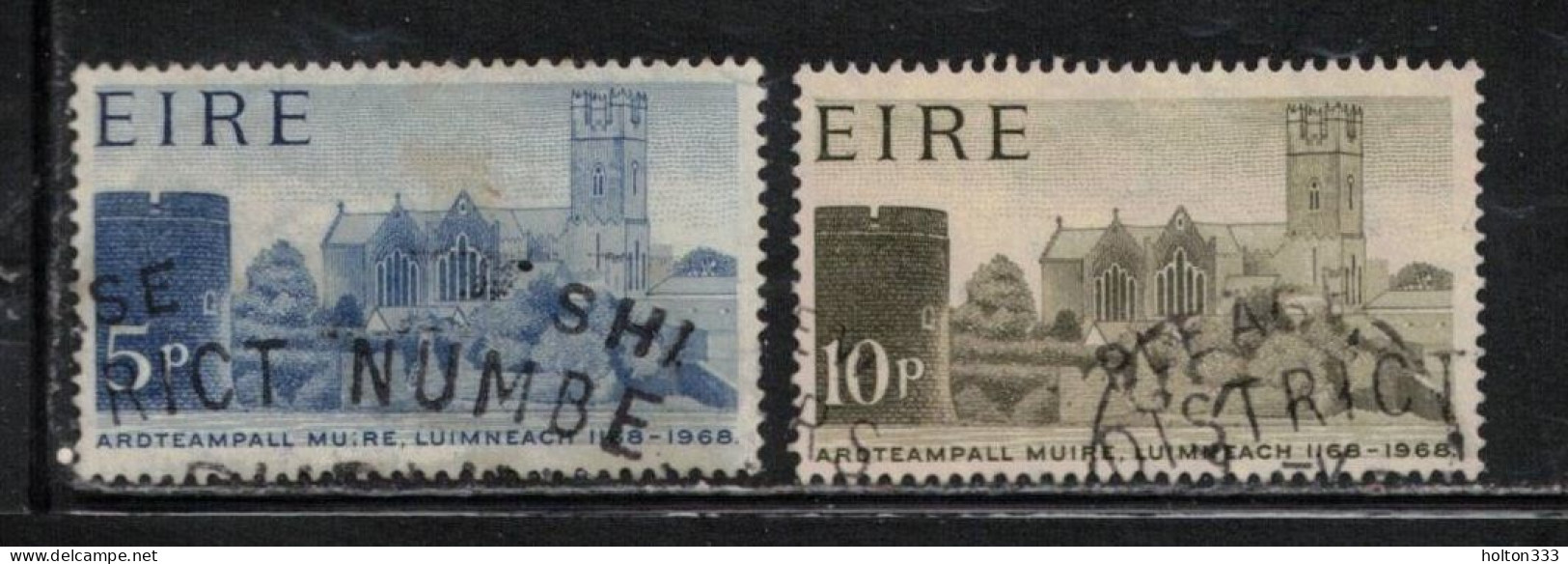 IRELAND Scott # 244-5 Used - St Mary's Cathedral, Limerick B - Used Stamps