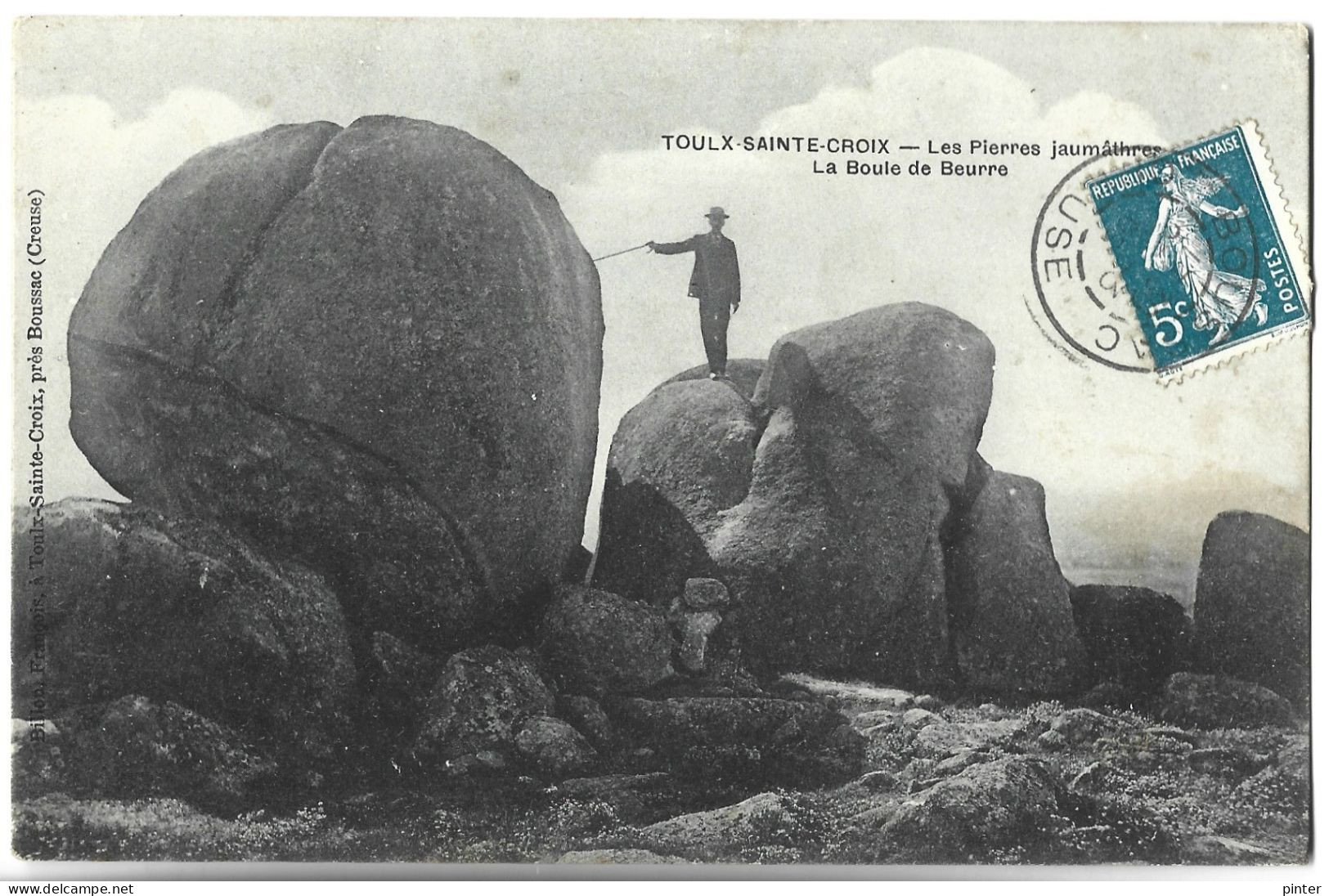 TOULX SAINTE CROIX - Les Pierres Jaumâtres - La Boule De Beurre - Dolmen & Menhire