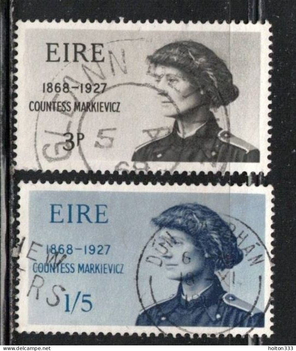 IRELAND Scott # 246-7 Used - Countess Markievicz D - Gebraucht