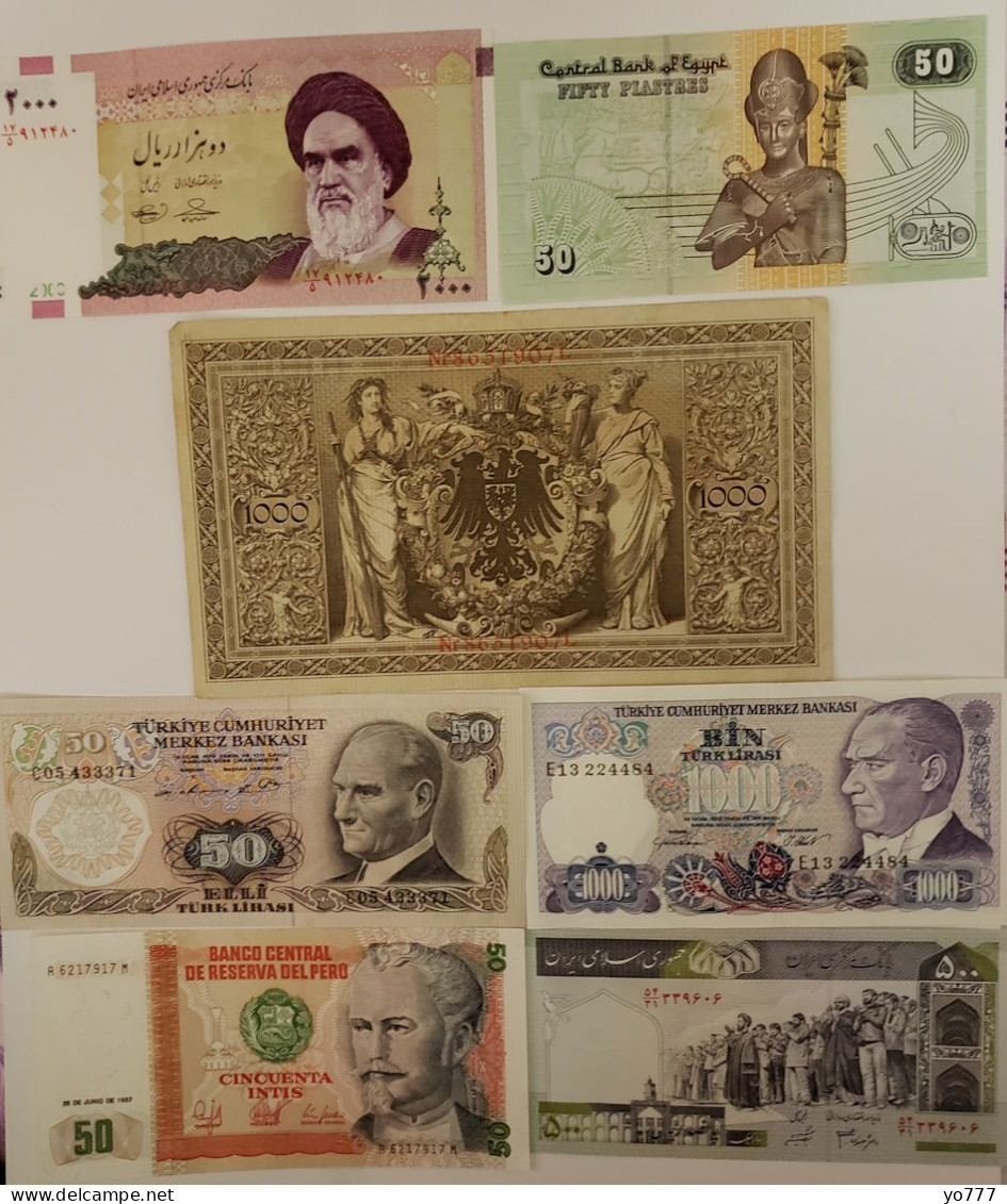 PM WORLD PAPER MONEY SET LOT-19 UNC - Verzamelingen & Kavels