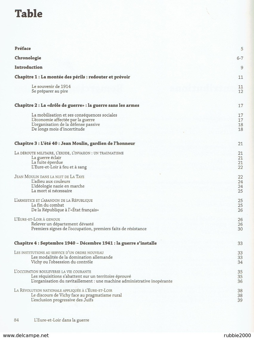 1939 1945 L EURE ET LOIR DANS LA GUERRE WWII ARCHIVES DEPARTEMENTALES D EURE ET LOIR 2011 XAVIER COUTAU - Centre - Val De Loire