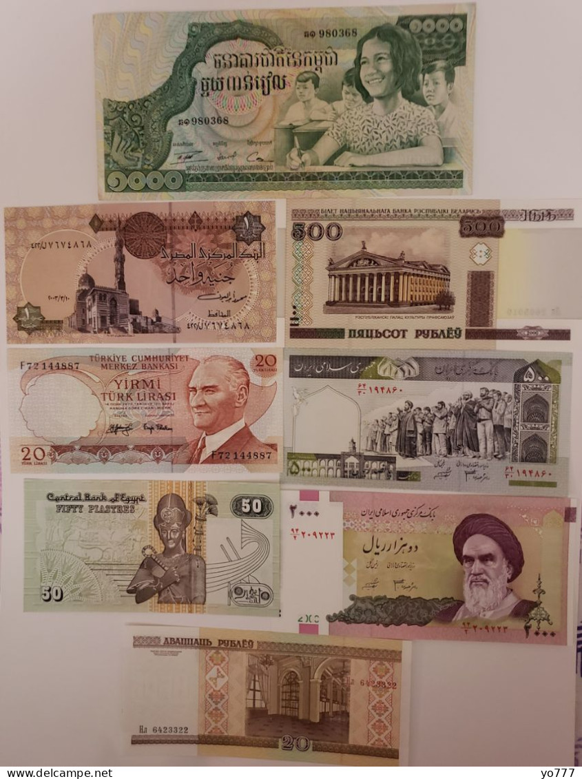 PM WORLD PAPER MONEY SET LOT-20 UNC - Colecciones Y Lotes