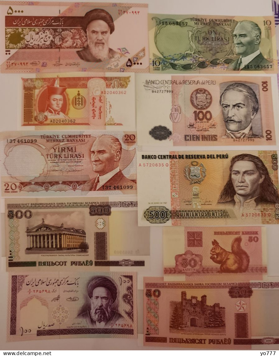 PM WORLD PAPER MONEY SET LOT-24 UNC - Colecciones Y Lotes
