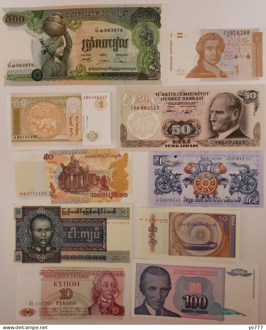PM WORLD PAPER MONEY SET LOT-30 UNC - Colecciones Y Lotes