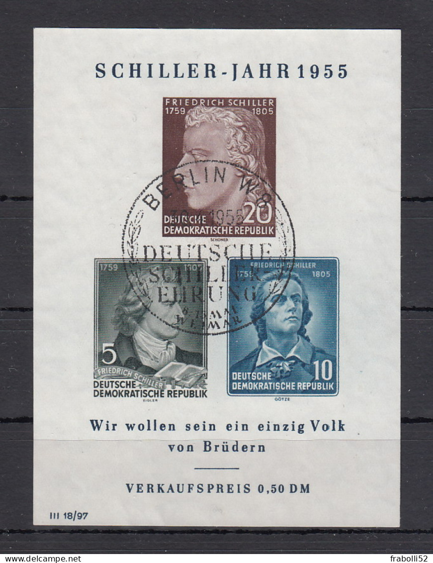 Germania DDR Usati:  BF   N.  12. - 1er Día – FDC (hojas)