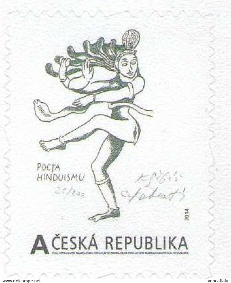 Czech Republic 2014 - Self-adhesive Personalised Stamp From MS, MNH - Hinduismus