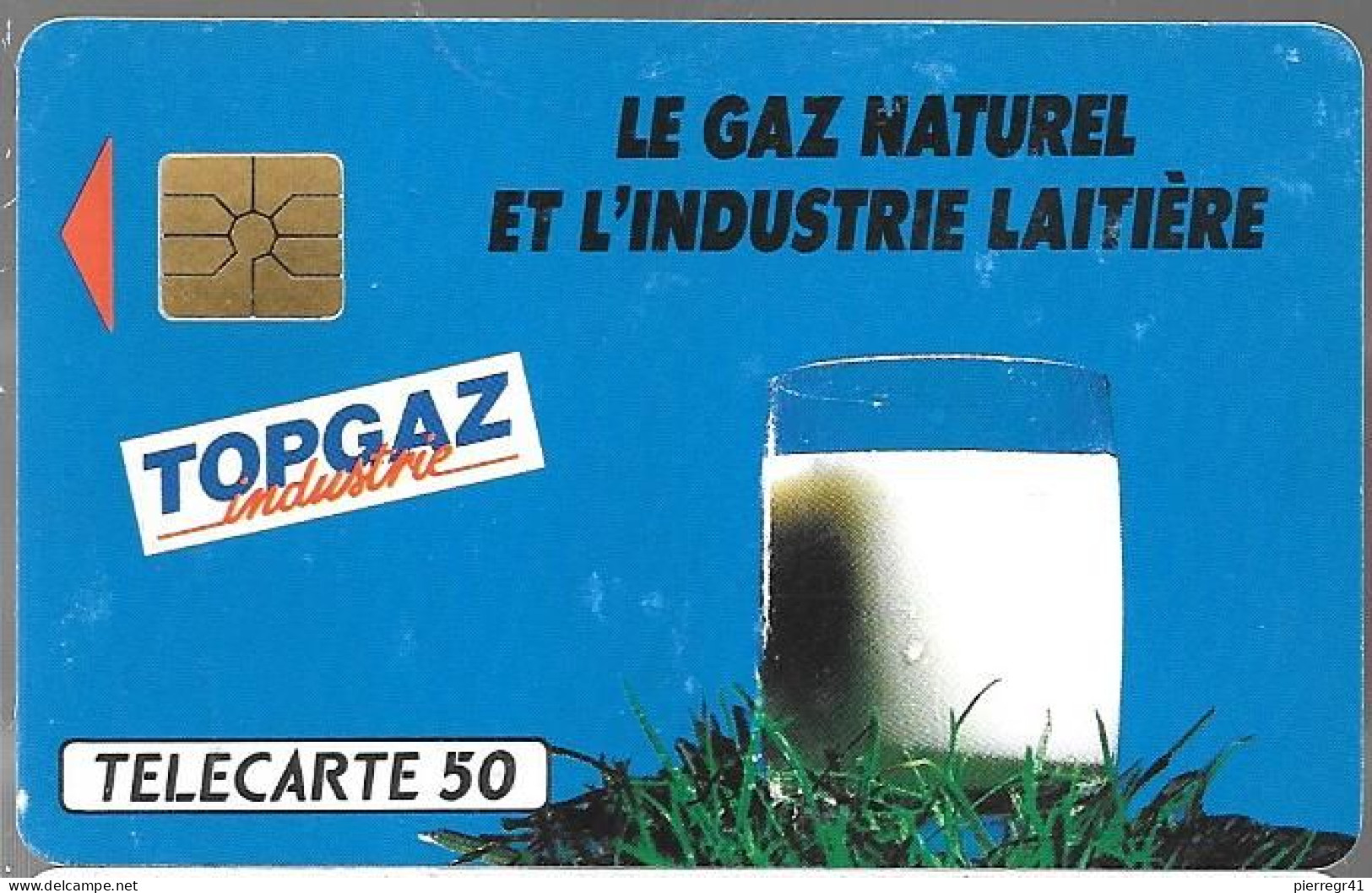 CARTE-PRIVEE-D336-1990-SO2-Reste 25U-V°N°4 Pe2931-R°Mat-TOPGAZ  INDUSTRIE--Utiisé-BE-R° Traces  Banches - Telefoonkaarten Voor Particulieren