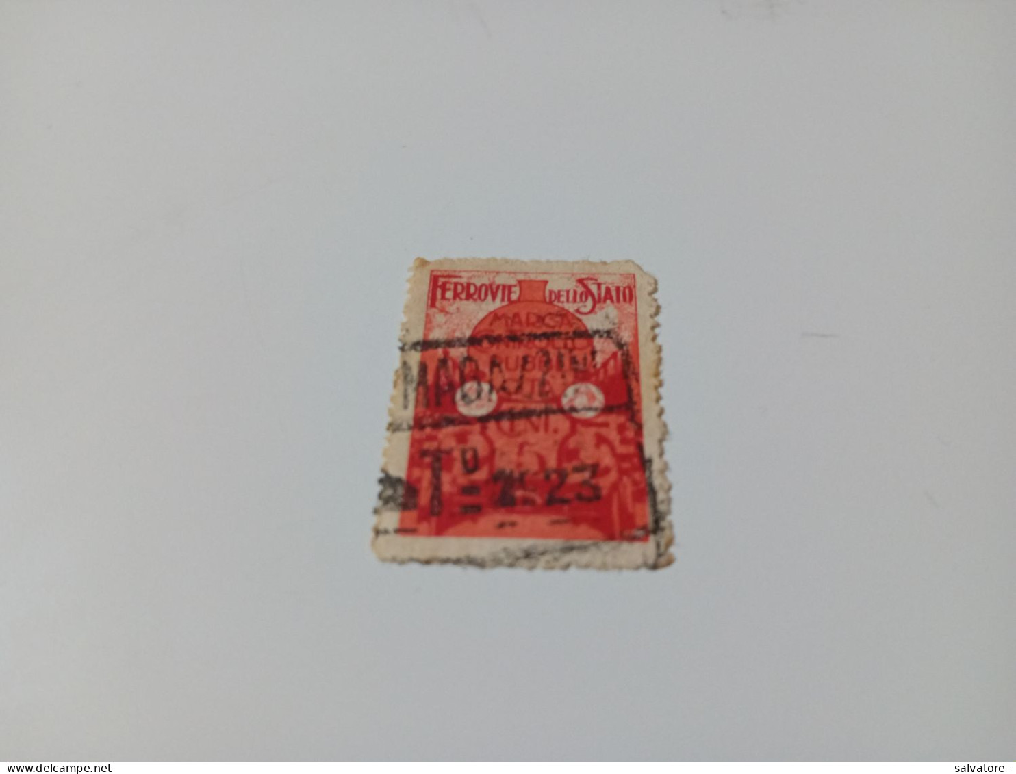 MARCA DA BOLLO FERROVIE DELLO STATO- PERIODO REGNO - Revenue Stamps