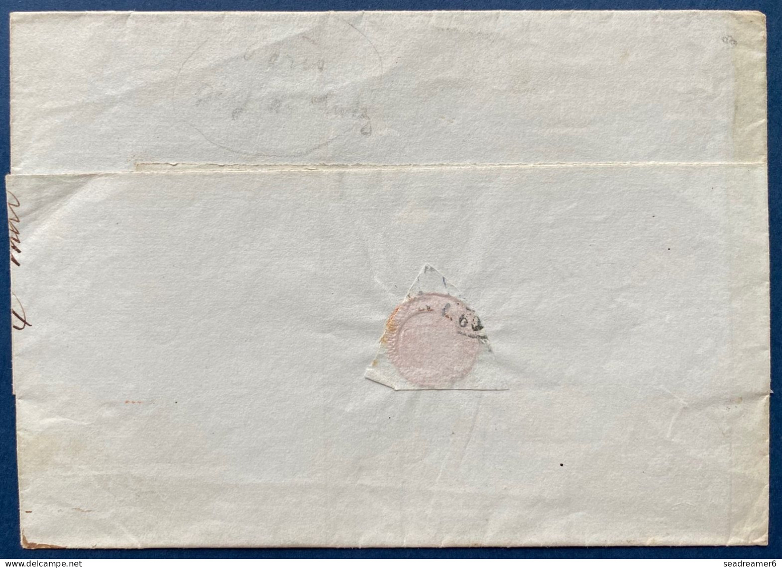 Lettre 4 Mars 1841 Marque Rouge M/PP Couronnée + 2 + Entrée Rouge 751 " ESPAG 2 St JEAN DE LUZ 2 " Pour PARIS + Taxe 12 - ...-1850 Prefilatelia