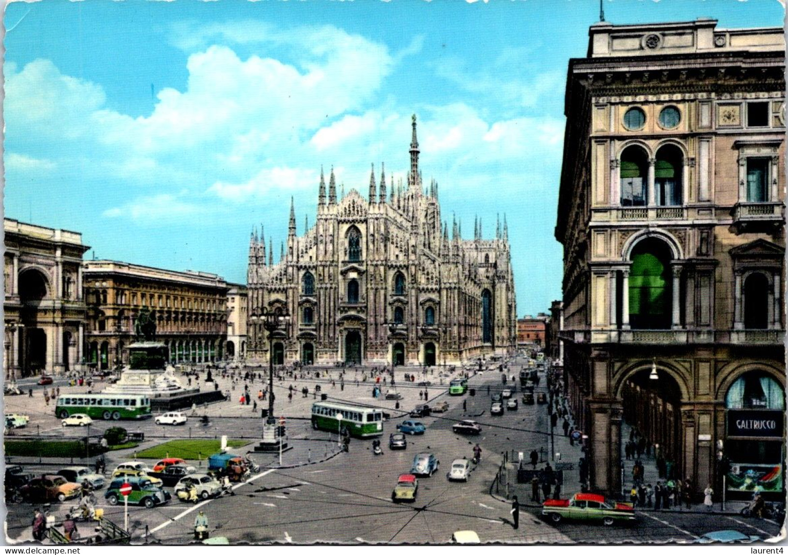 18-12-2023 (2 W 28) Italy (posted To FRANCE 1953 ?) Milan Basilica - Kirchen U. Kathedralen