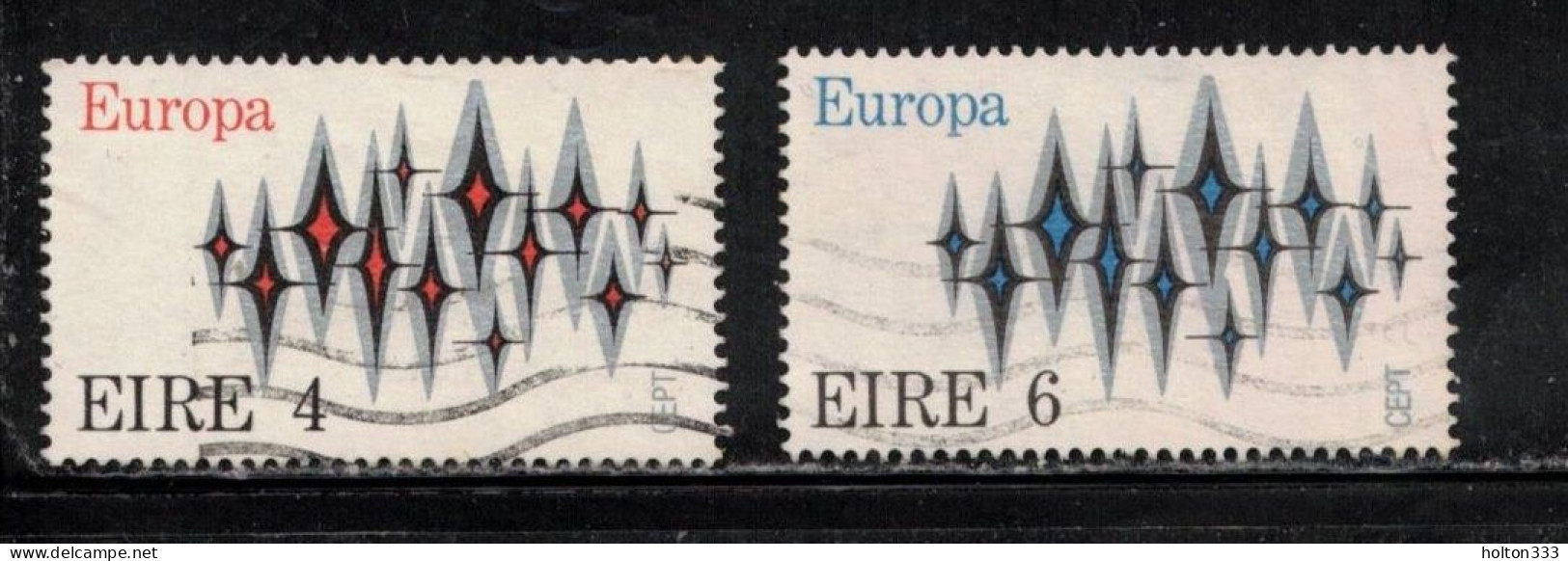 IRELAND Scott # 316-7 Used - 1972 Europa Issue - Usados