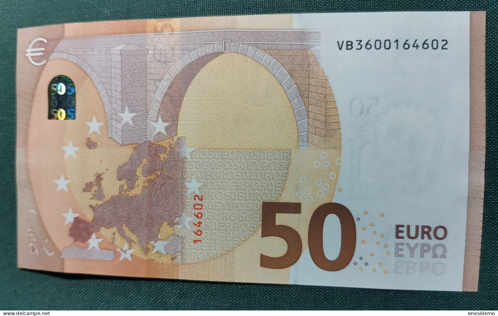 50 EURO SPAIN 2017 DRAGHI V013A5 VB SC FDS UNCIRCULATED PERFECT - 50 Euro