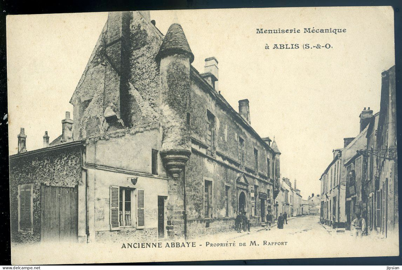 Cpa Du 78 Ablis -- Menuiserie Mécanique  -- Ancienne Abbaye Propriété De M. Raffort      LION28 - Ablis