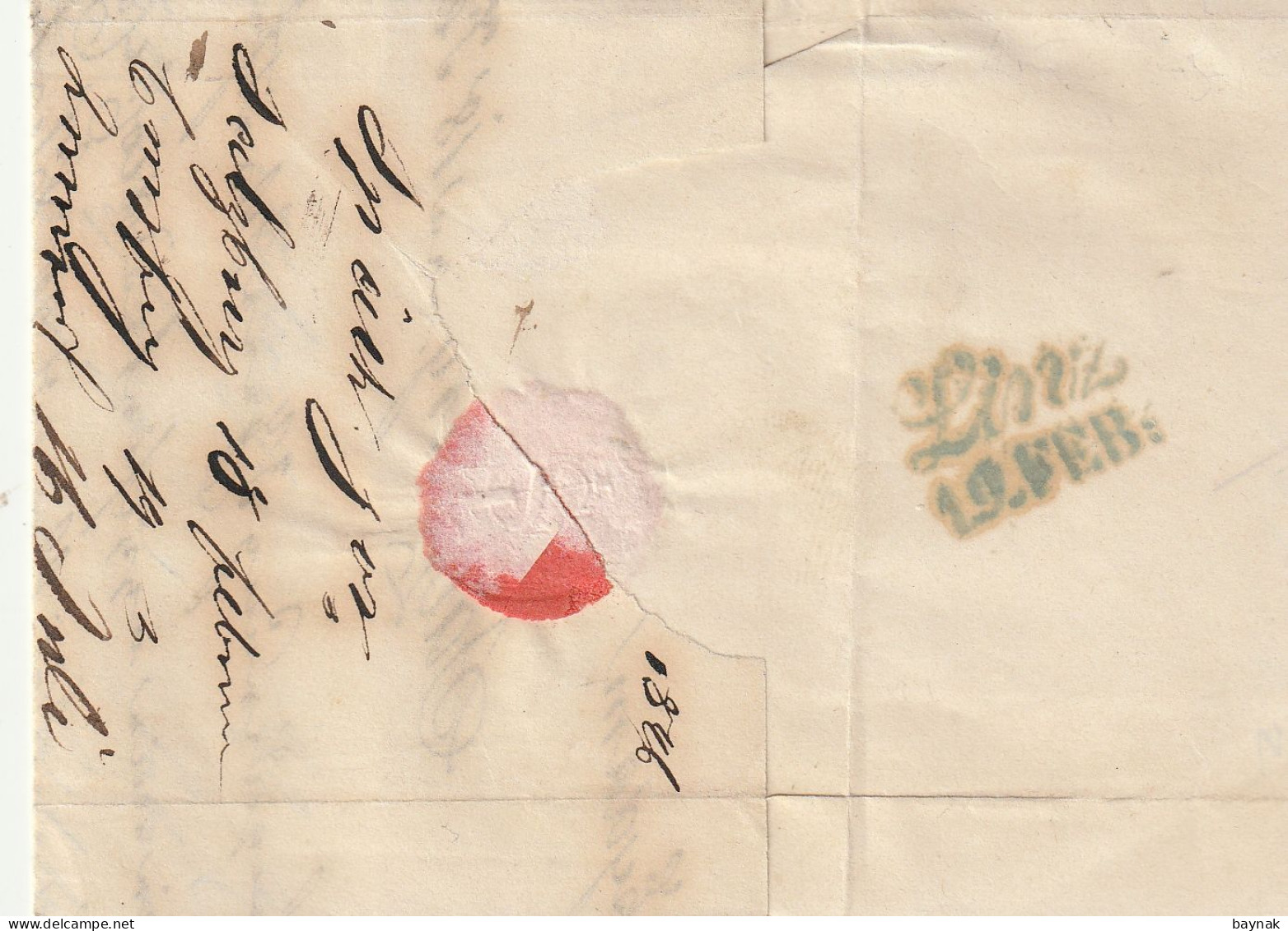 AS34  --  SALZBURG Nach LINZ   --   PREFILATELIC FOLDED LETTER  -  FALTBRIEF  --  1846 - ...-1850 Voorfilatelie