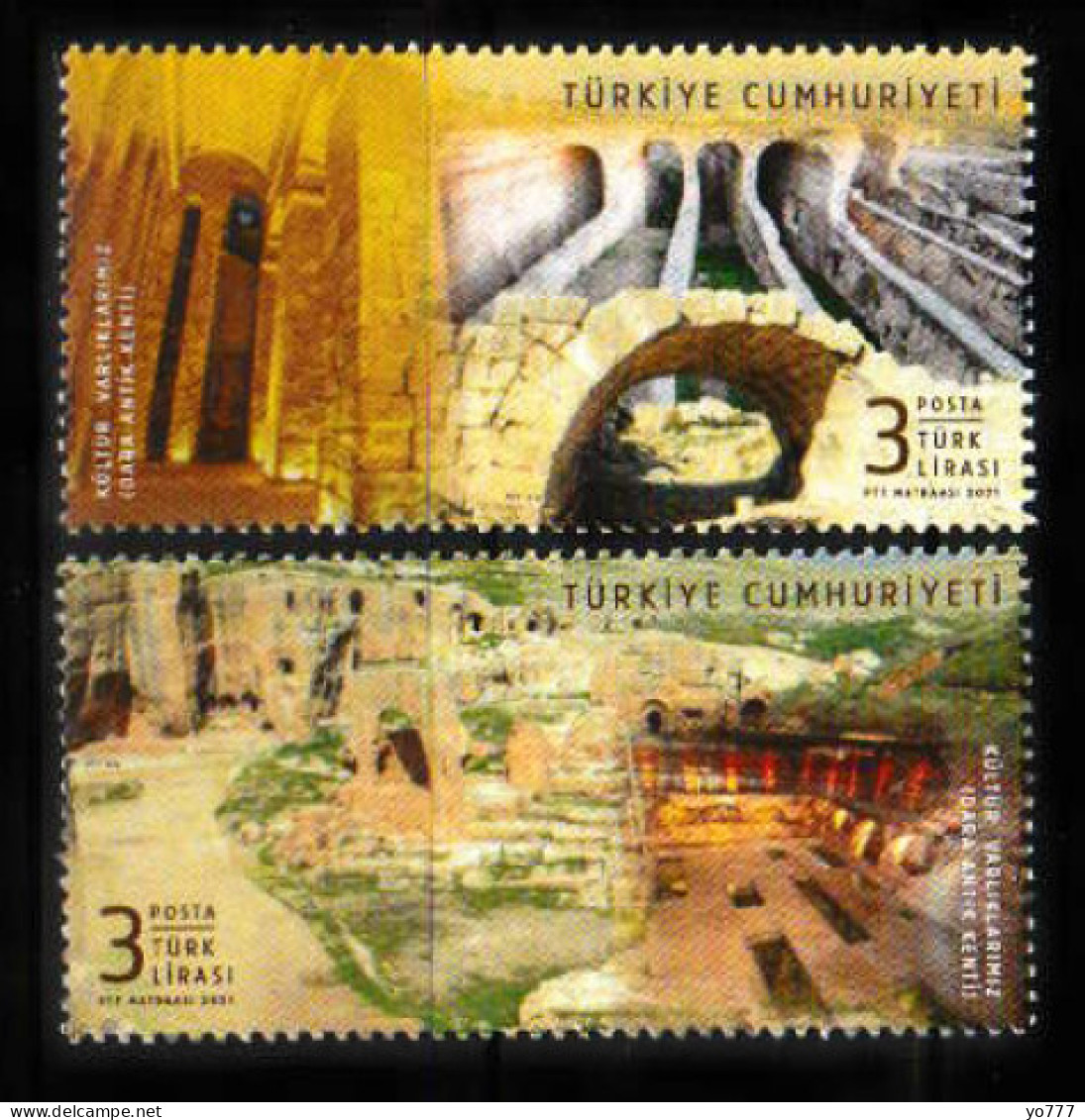 (4547-48) OUR CULTURAL ASSETS (ANCIENT CITY OF DARA) MNH** - Unused Stamps