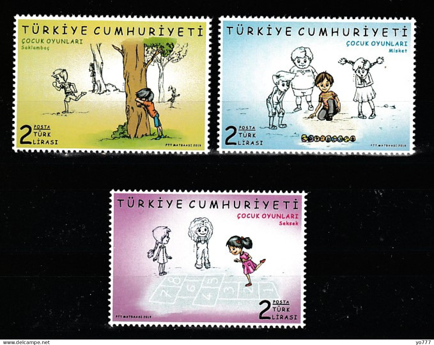 (4411-13) KID GAMES STAMPS SET MNH** - Unclassified