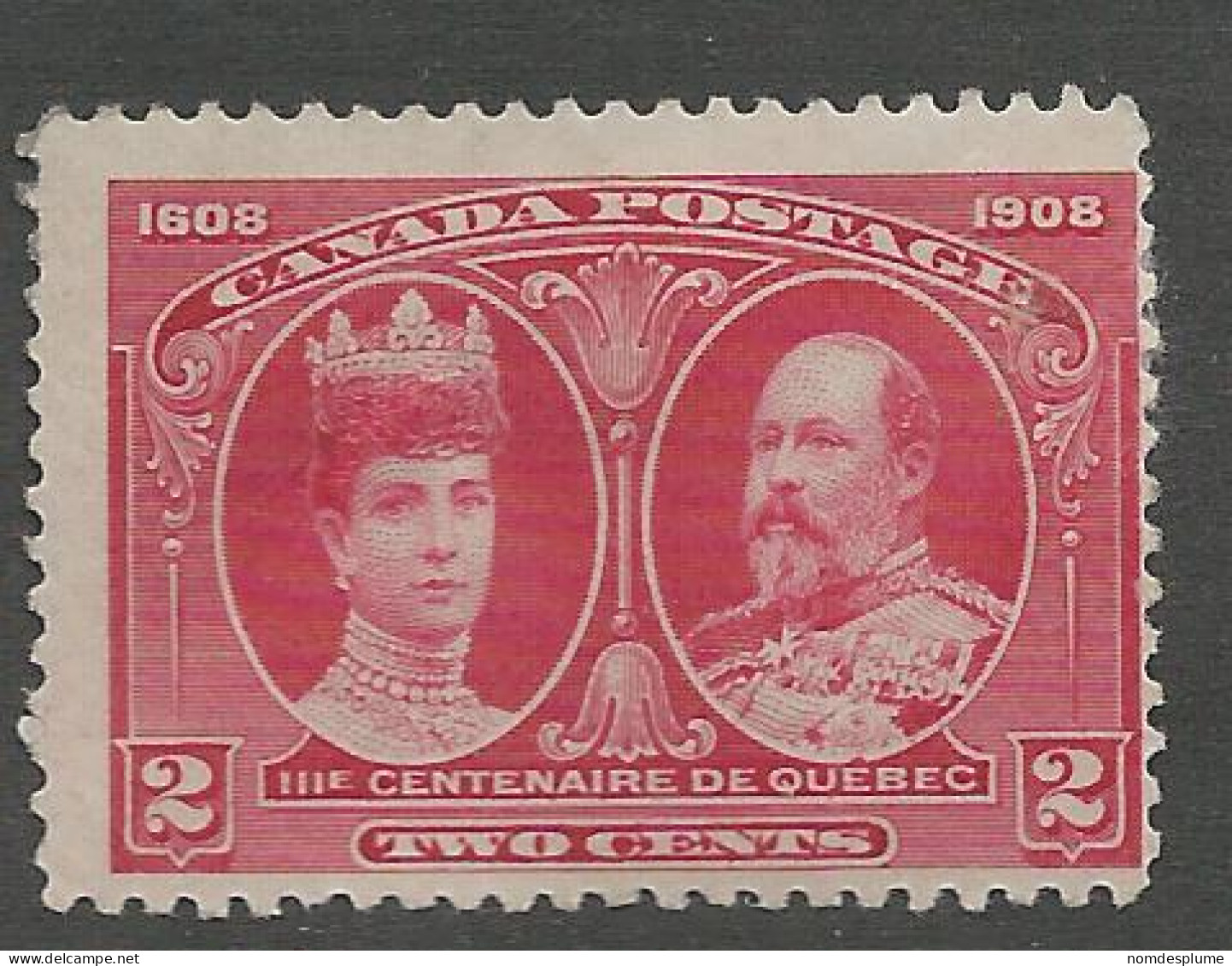 25434) Canada  Mint Hinge * 1908 - Ungebraucht