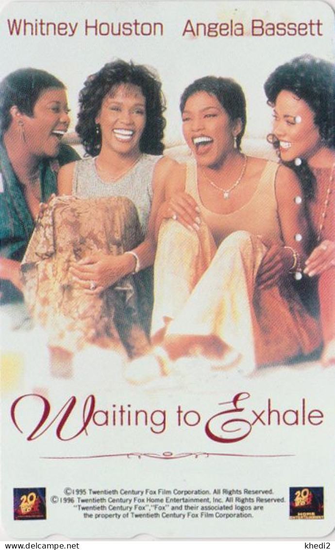 TC JAPON / 110-011 - CINEMA - WAITING TO EXHALE  WHITNEY HOUSTON & ANGELA BASSETT - MOVIE JAPAN Phonecard - 19905 - Cinéma