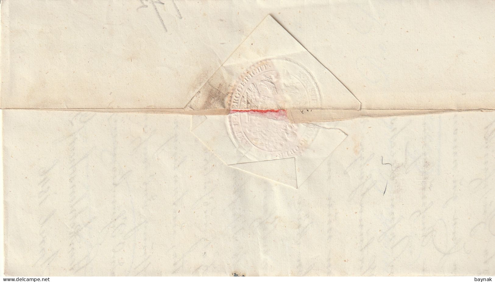 AS40  --  LEOBEN   Nach  EISENERZ  --   PREFILATELIC FOLDED LETTER  -  FALTBRIEF  --  1846 - ...-1850 Préphilatélie