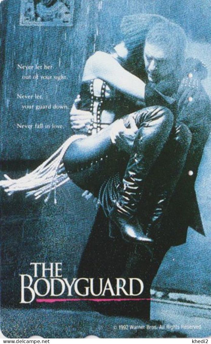 TC JAPON / 110-011 - THE BODYGUARD 1 / WHITNEY HOUSTON & KEVIN COSTNER - MOVIE JAPAN Phonecard - 19909 - Cinema