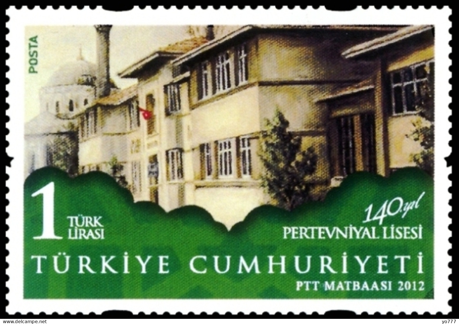 (3938) TURKEY 140th YEAR OF ESTABLISHMENT OF PERTEVNIYAL HIGH SCHOOL MNH** - Neufs