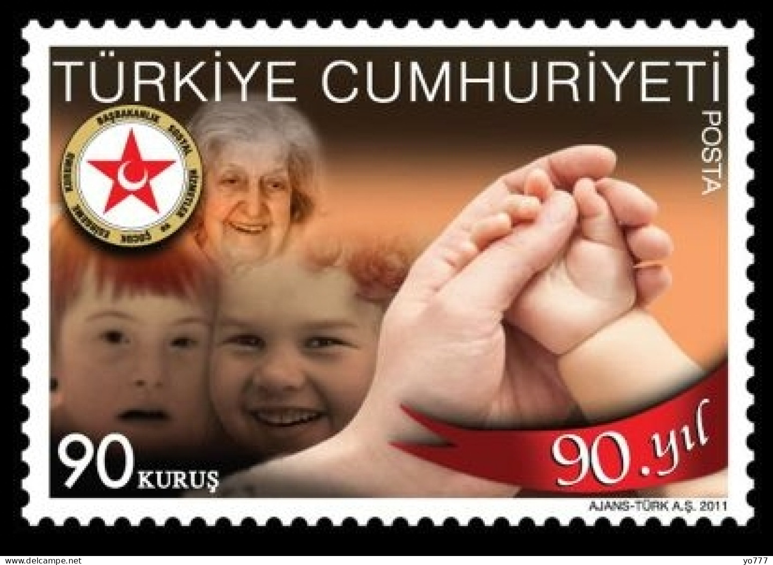 (3896) THE NINETIETH ANIVERSARY OF SOCIAL SERVICES AND CHILD PROTECTION AGENCY 90 MNH** - Neufs