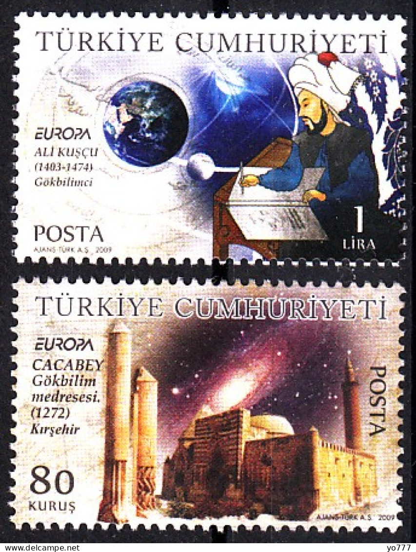 (3750-51) POST-EUROP CEPT (ASTRONOMY) MNH** - Nuovi