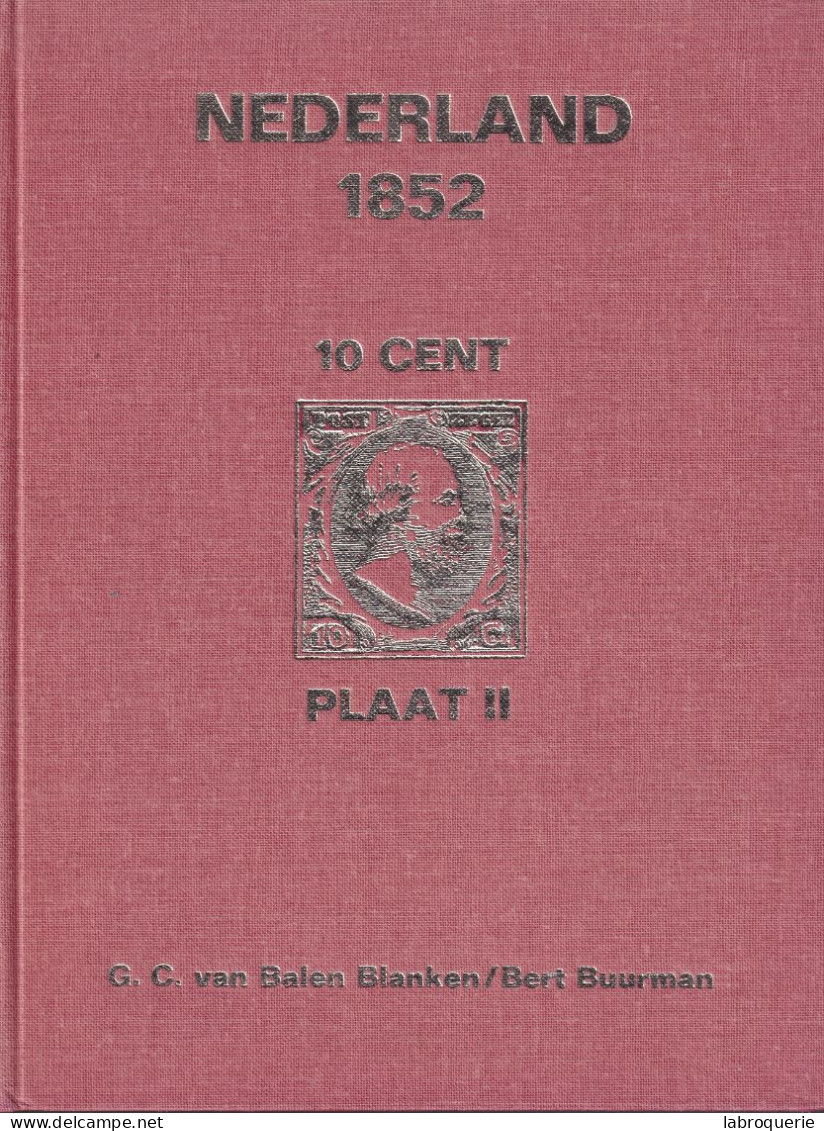 LIT. - NEDERLAND 1852 - 10 CENT - PL. II - Filatelia E Storia Postale
