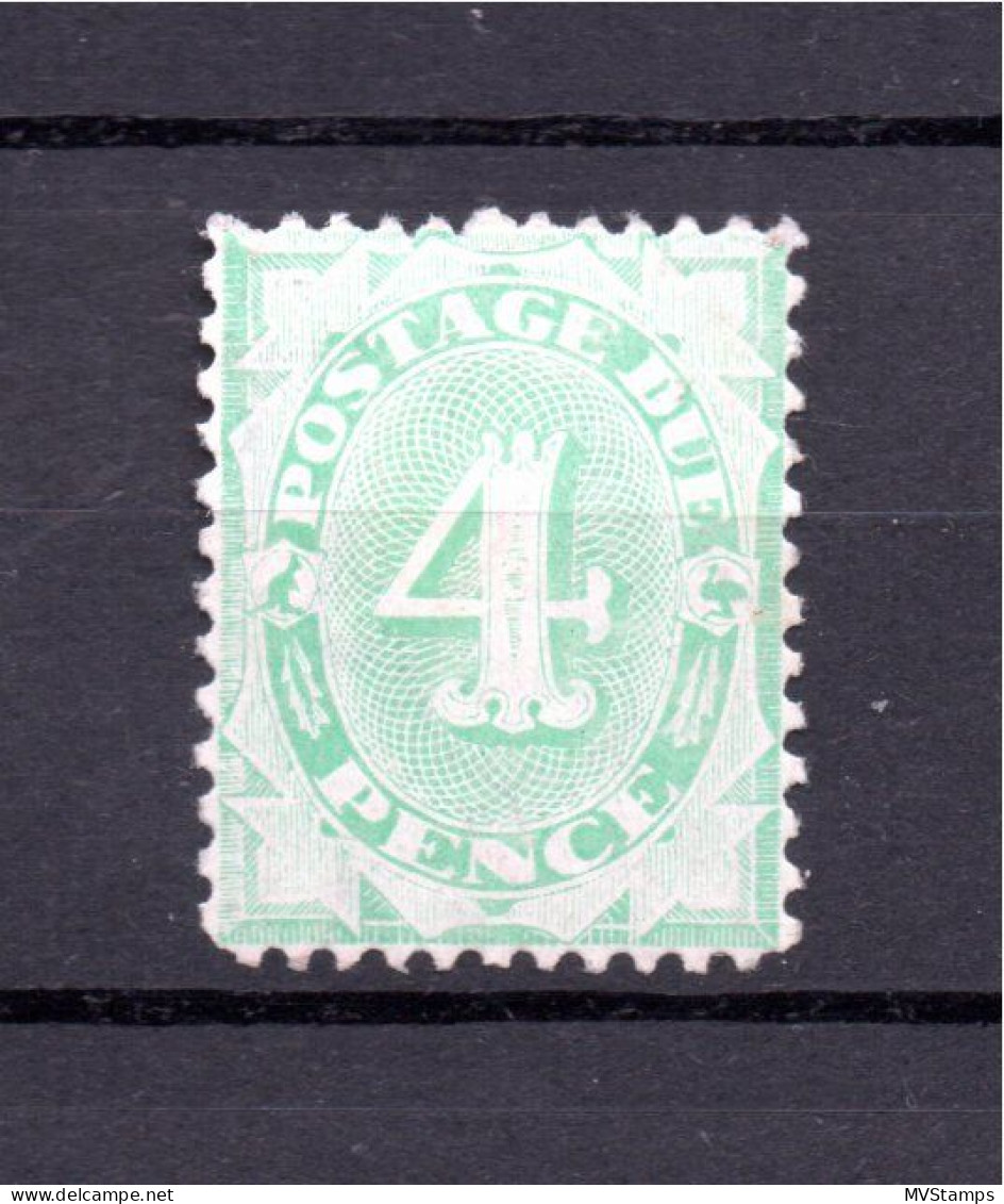 Australia 1906 Old 4 Pence Postage-due Stamp (Michel 19) MLH - Segnatasse