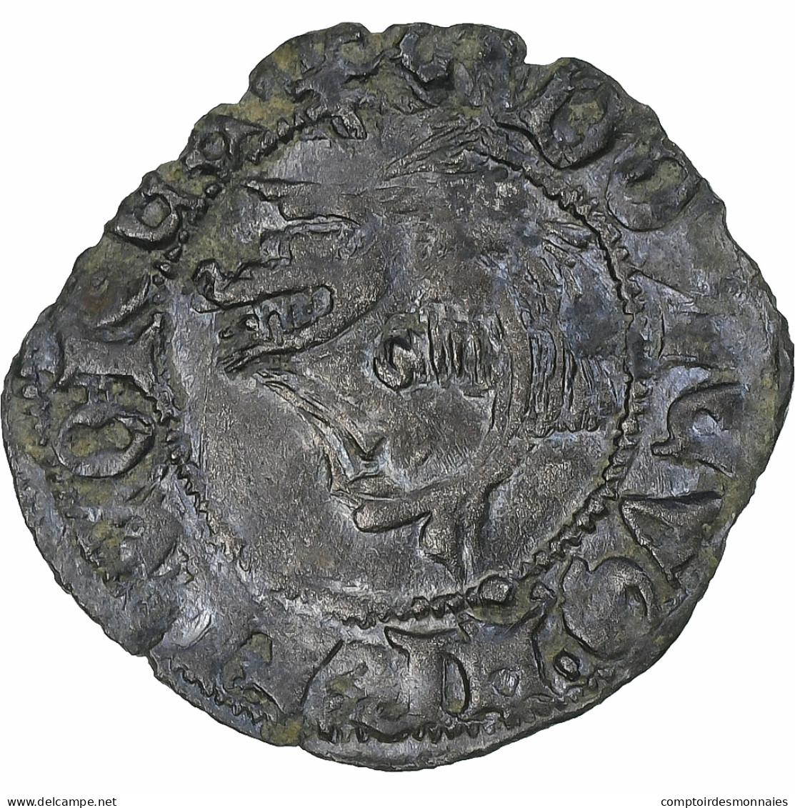 France, Louis XI, Liard Au Dauphin, 1467-1483, Limoges, TTB, Billon, Gadoury:20 - 1461-1483 Lodewijk XI