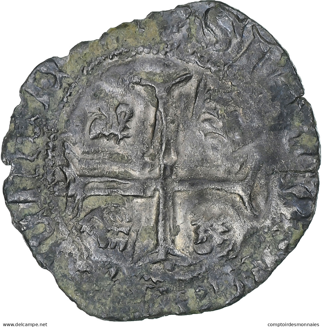 France, Louis XI, Liard Au Dauphin, 1467-1483, Limoges, TTB, Billon, Gadoury:20 - 1461-1483 Louis XI. Le Prudent