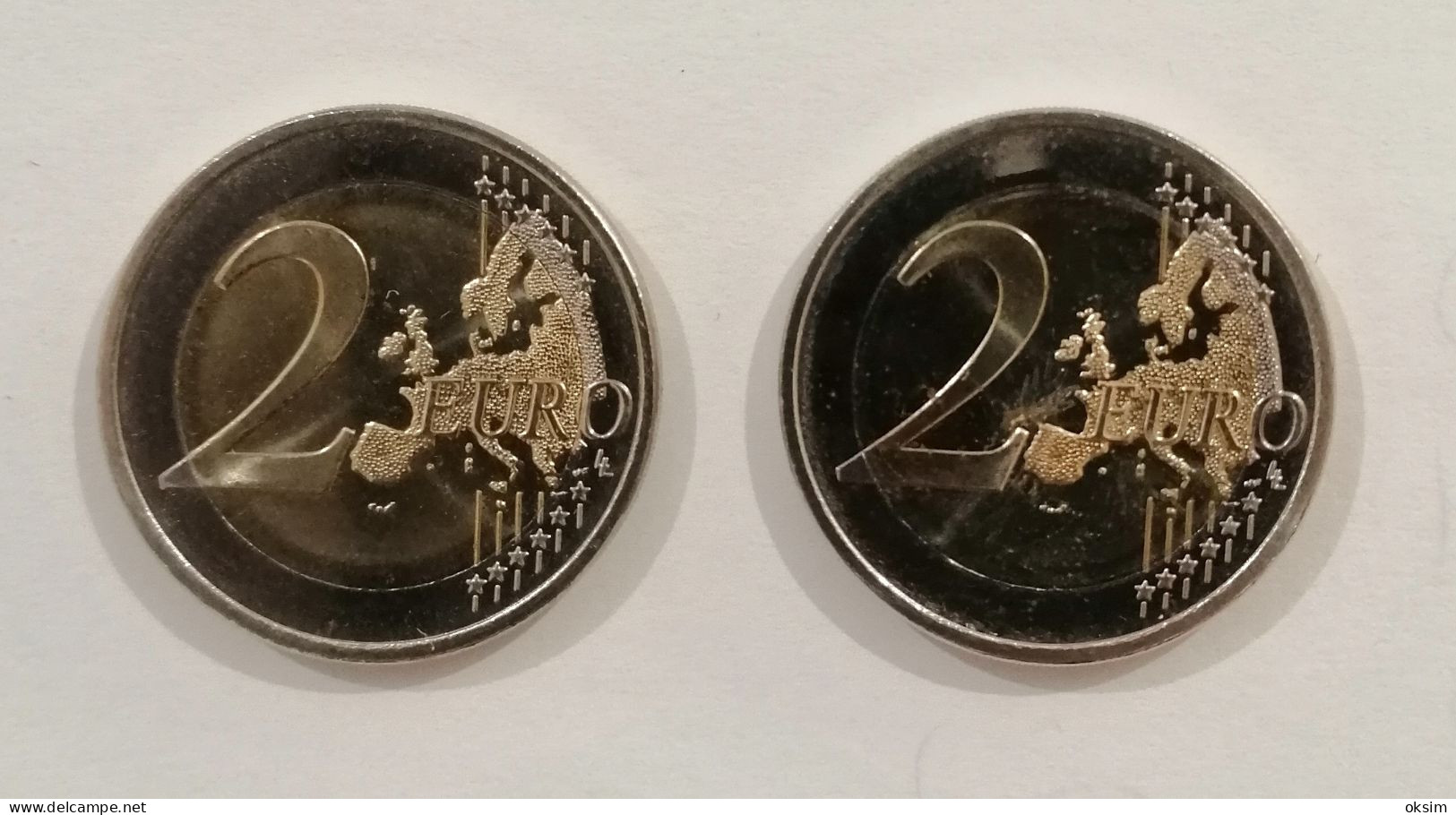 SLOVENIJA 2 EURO, RIMSKA POGODBA 50 LET, 2007, TREATY OF ROME, Römische Verträge,  2 Komada/pieces/Stücke - Slovenia