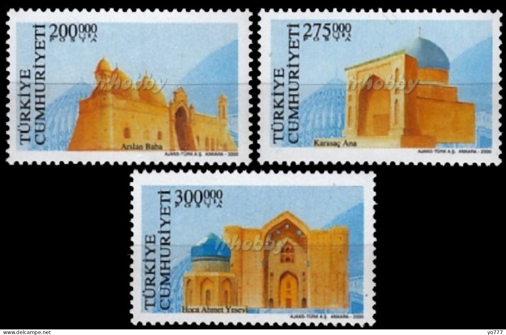 (3248-50) Turkish Cultural Heritage Set MNH** - Unused Stamps