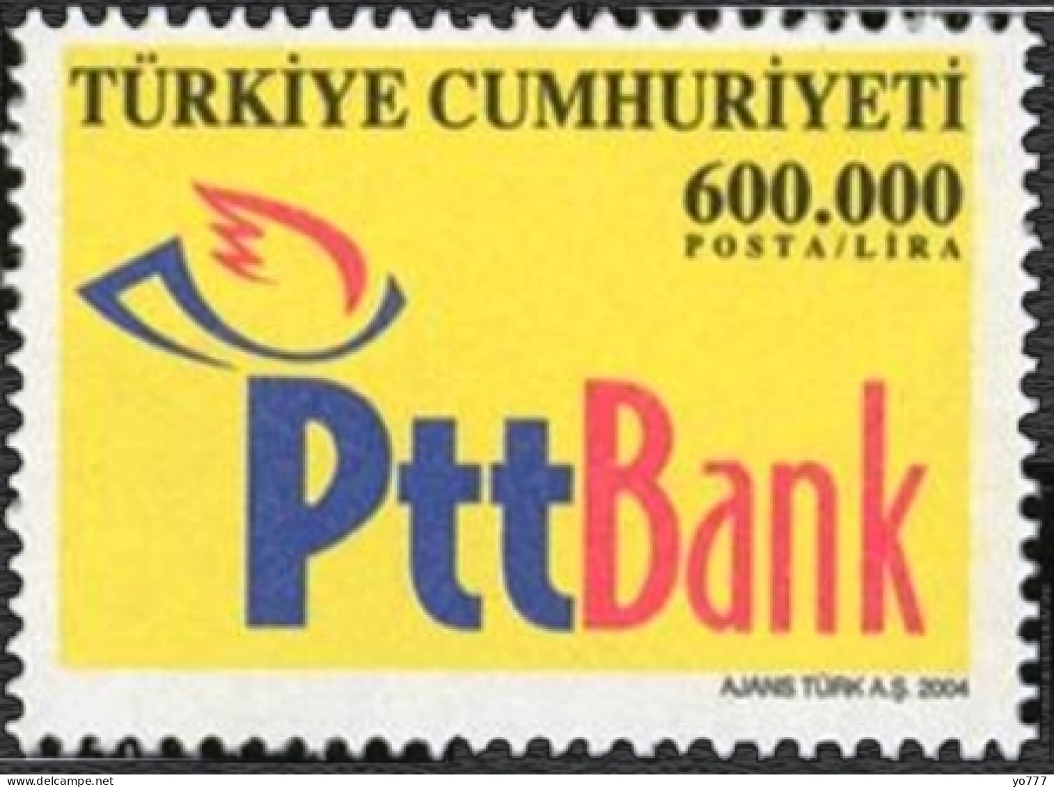 (3369) TURKEY REGULAR ISSUE STAMPS WITH THE THEME OF PTT BANK MNH** - Unused Stamps