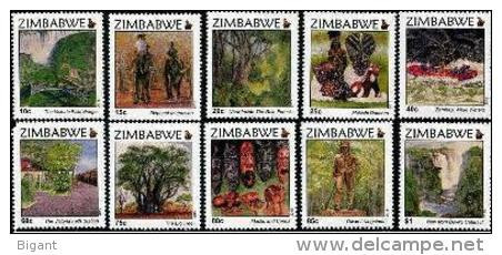 Zimbabwe 2015 World Heritage- Victoria Falls 10v Mint - Zimbabwe (1980-...)