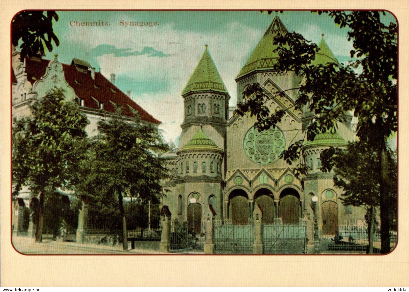 G8631 - TOP Chemnitz Synagoge - Verlag Bild Und Heimat Reichenbach Qualitätskarte - Chemnitz (Karl-Marx-Stadt 1953-1990)