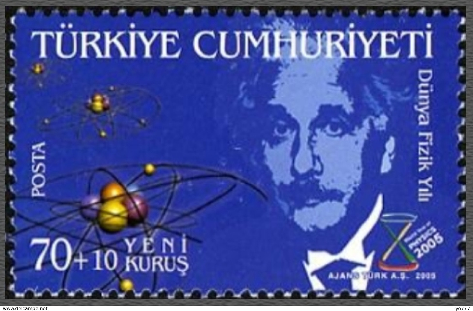 (3457) TURKEY WORLD PHYSICS YEAR MNH** - Ongebruikt