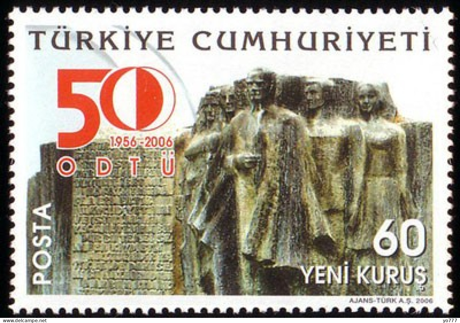 (3557) TURKEY THE 50th ANNIVERSARY OF METU MNH** - Neufs