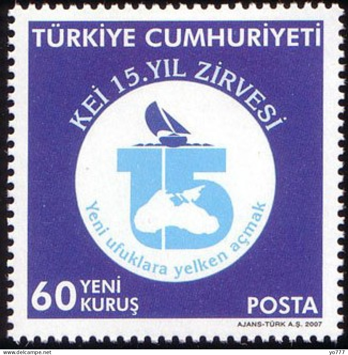 (3598) TURKEY 15th ANNIVERSARY SUMMIT OF THE ORGANIZATION OF BLACK SEA ECONOMIC COOPERATION MNH ** - Ungebraucht